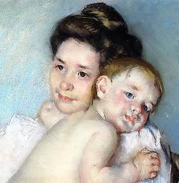 Cassatt_Mary_The_Young_Mother_(Mother_Berthe_holding_her_baby)_c._1900